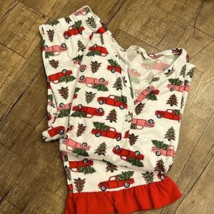 Girls Christmas pjs XL